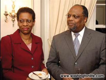 Jacqueline King and Barbadian Amb. Michael King