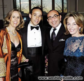 Isabelle and Ricardo Ernst with Dani and Mirella Levinas