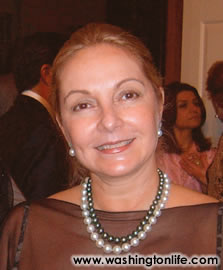 Costa Rica Ambassador's wife Diana Dueñas