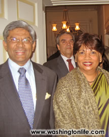 Sri Lankan Amb.Bernard Goonetilleke and wife Maria