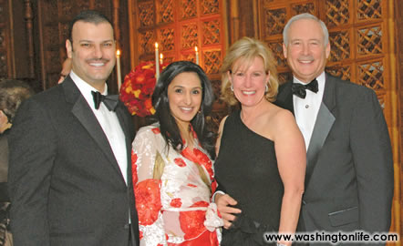 Meshal and Hiba Abushaibah with Gail and Bruce Smith