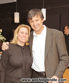 Cathy Merrill Williams with Sid Banerjee