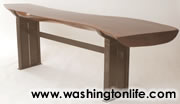 "GUANACASTE" WOOD CONSOLE TABLE BY MADARA DESIGNS