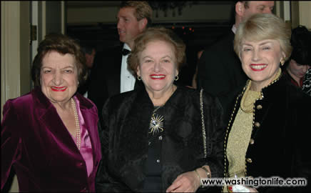 Helen Thomas, Mary Rosokar and Frederica Dunn