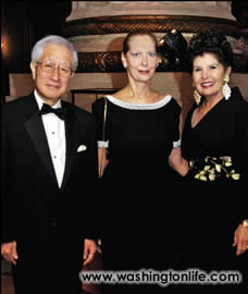 Japanese Amb. Ryozo Kato, Frances Norris and Judith Terra