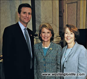 Charles Capotio, Rep. Shelley Moore Capito and Barbara Washburn