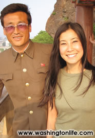 Lisa Ling, with her North Korean handler