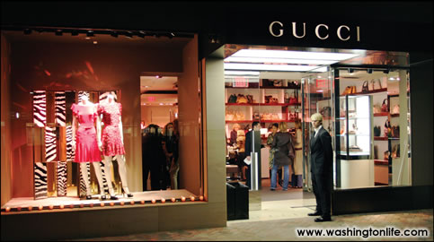 Gucci’s new store at the Chevy Chase Collection
