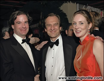 Peter Bergen, David Ensor and Justine Redman