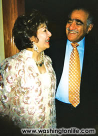 Tehmina Khan and Pakistani Ambassador Mehmud Ali Durrani