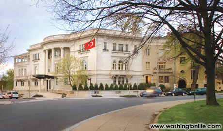 The exterior of the newly refurbished and completely renovated Turkish residence