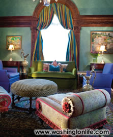 The centerpieces of the ottoman room