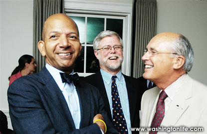 Mayor Anthony Williams, Stephen Richards and John Devrick