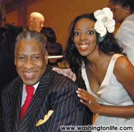 Andre Leon Talley and Mariessa Terrell, HTS Executive Director