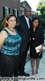 Belizean Amb. Lisa Shoman with Saint Vincent and the Grenadines Amb. Ellsworth