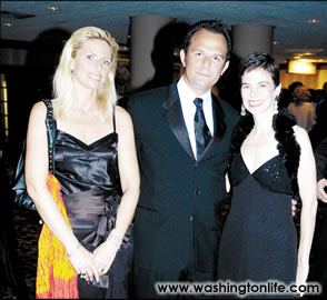Maria and Fabio Trabocchi with Dana Cowin