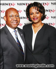 Secretary of HUD Alphonso Jackson and Marcia Jackson