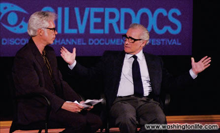 Martin Scorsese and Jim Jarmusch at the 2006 Guggenheim Symposium.