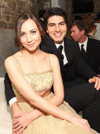 Courtney Ford and Brandon Routh