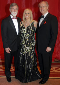 Tom Nelson with Trish and George Vradenburg