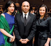 Huma Abedin, UAE Amb. Yousef Al-Otaiba, and Dina Powell