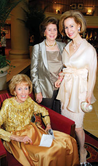 Barbara Gordon, June Libin, and Bonnie McElveen-Hunter