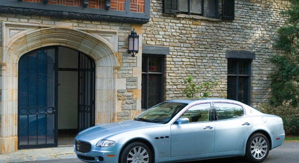 The Ambassador’s 2006 Masserati Quattroporte, a car the New York Times recently described as “just this side of a racecar.”