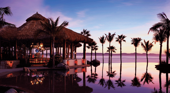 The infinity edge pool overlooking the Sea of Cortez at The One & Only Palmilla