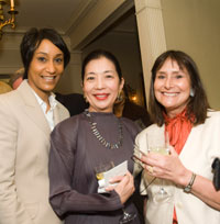 Desirée Rogers, Yoriko Fujisaki, and Lisa Dobbs