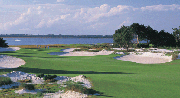 Hole #11 on the Seaside Course, where guests can learn from three top-50 golf instructors.