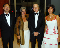 Justice Samuel Alito and Martha Alito with Italian Ambassador Giovanni Castellaneta and Leila Castellaneta