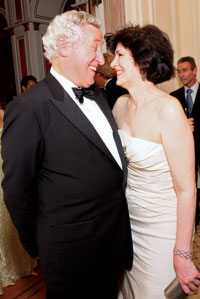 French Ambassador Pierre Vimont and Roxanne Roberts at last year's Opera Ball. 