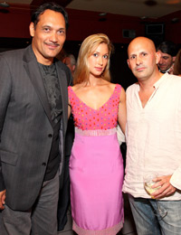 Jimmy Smits, Miss D.C. 2008 Kate Marie Grinold, and Mauricio Fraga-Rosenfeld