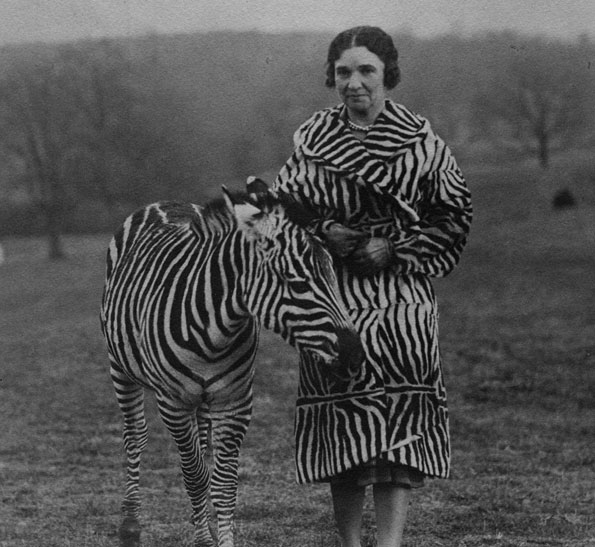 Viola Winmill and her zebra, Nderu (Photos by Freudy Photo/Chisholm Gallery)
