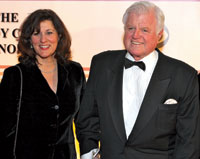 Senator Kennedy with his wife Victoria at the 2008 Kennedy Center Honors. (Photo by Tony Powell)