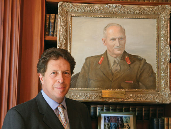 Sir Nigel  Sheinwald in the British Embassay Library