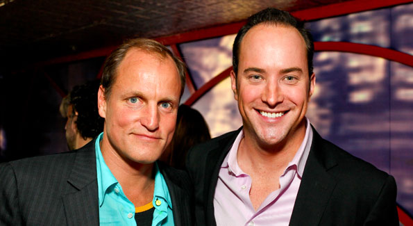 Woody Harrelson and David Venn at the Impact Film Festival Post Party at Posh Restaurant and Supper Club for the screening of "The Messanger". Photo by Tony Powell 