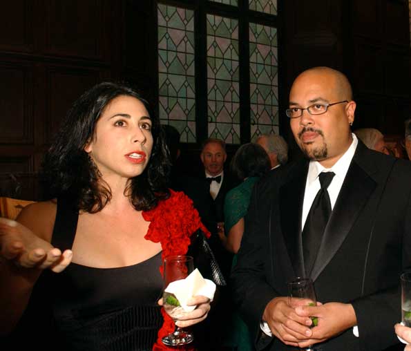 David Anthony Durham and Ana Menéndez at the PEN/Faulkner Gala.