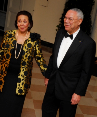 Alma and Colin Powell. Photo by Kyle Samperton