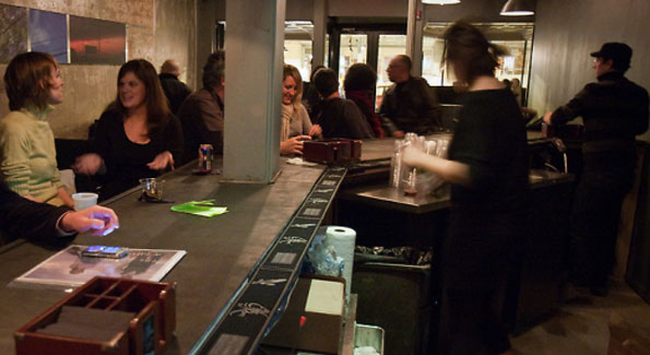 The Passenger Bar. (Photo By Jim Webb. From Zagat) 