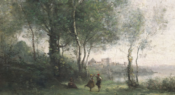 Camille Corot, Castel Gandolfo, 1855