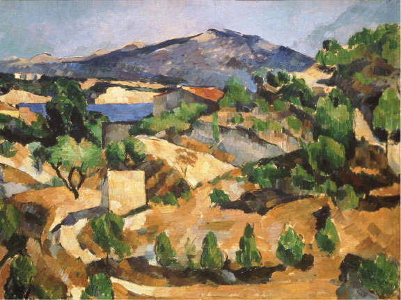 Paul Cézanne, The François Zola Dam, ca. 1877–78. Oil on canvas. National Museum of Wales; Miss Gwendoline E. Davies Bequest, 1951 (nmwa 2439). Courtesy American Federation of Arts.