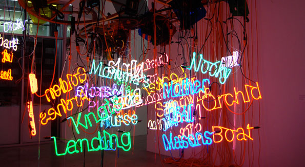 Jason Rhode's installation, "Untitled," 2004, Rubell Family Collection