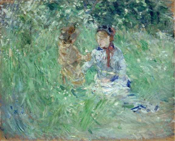Berthe Morisot, At Bougival, 1882. Oil on canvas. National Museum of Wales; Miss Margaret S. Davies Bequest, 1963 (nmwa 2491). Courtesy American Federation of Arts.