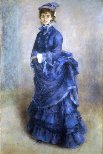 Pierre-Auguste Renoir, La Parisienne, 1874. Oil on canvas. National Museum of Wales; Miss Gwendoline E. Davies Bequest, 1951 (nmwa 2495). Courtesy American Federation of Arts.