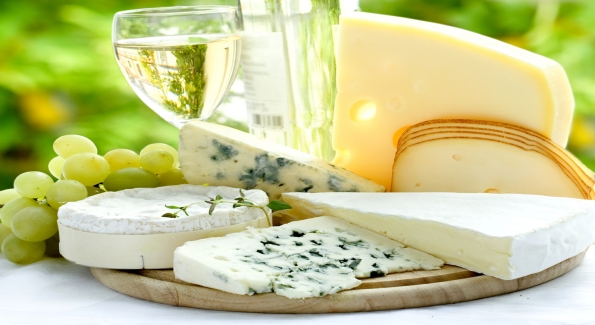 White or sparkling wine is often the most perfect cheese pairing.