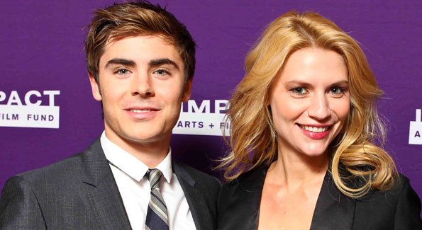 Zac Efron and Claire Danes at the Impact Arts + Film Fund Me and Orson Welles Screening