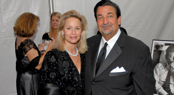 Ted and Lynn Leonsis at the 2008 Best Buddies event. (Photo by Kyle Samperton)