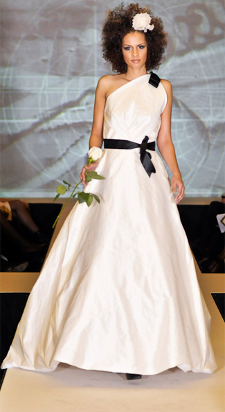 Created by Elizabeth St. John, wedding dresses were in full effect this season.