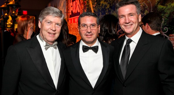 Dwight Schar, Dan Snyder and Bruce Allen at the Fox News Pre-Party at the Radio & Television Correspondents Dinner. 